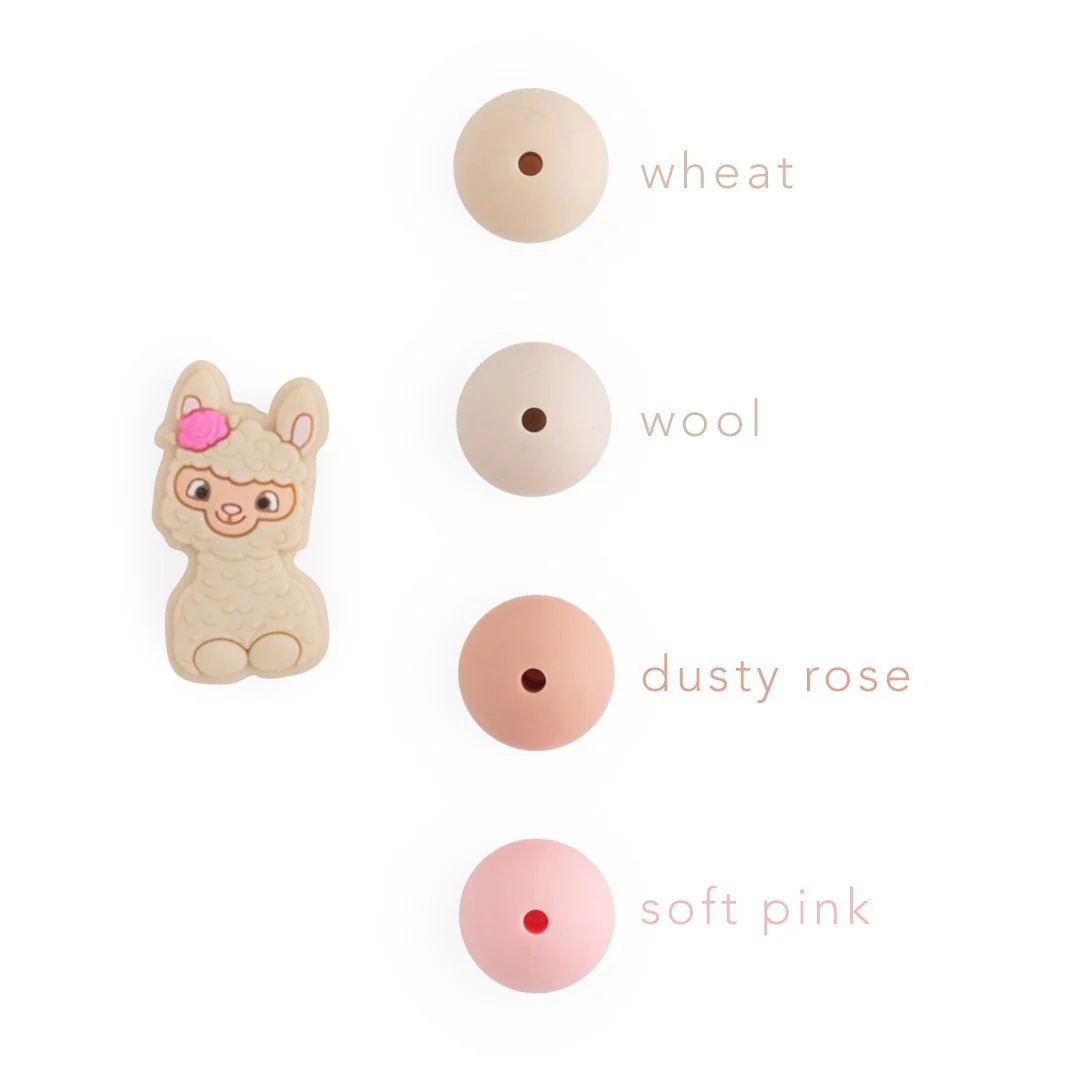 Llama Silicone Focal Beads - Image 5