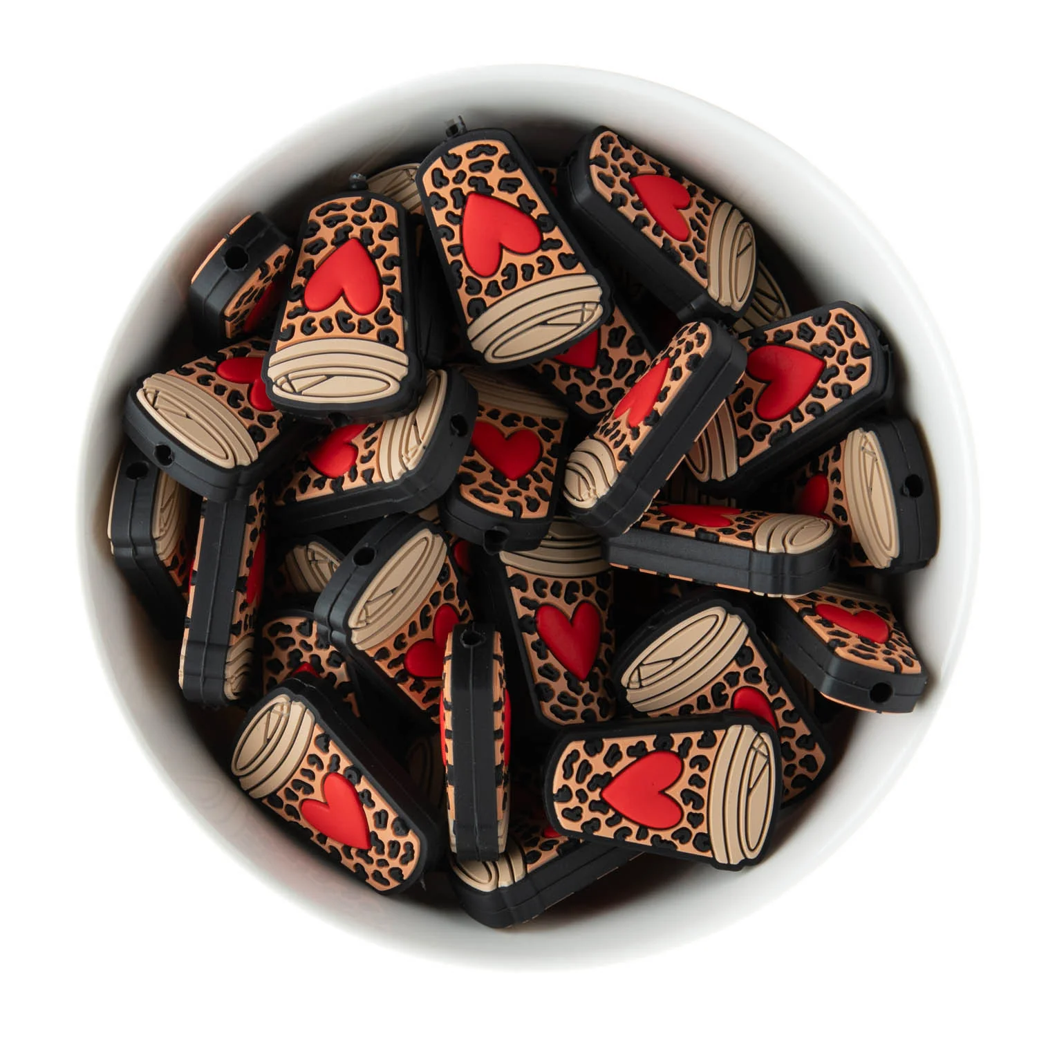 Love Latte Silicone Focal Beads - Image 2