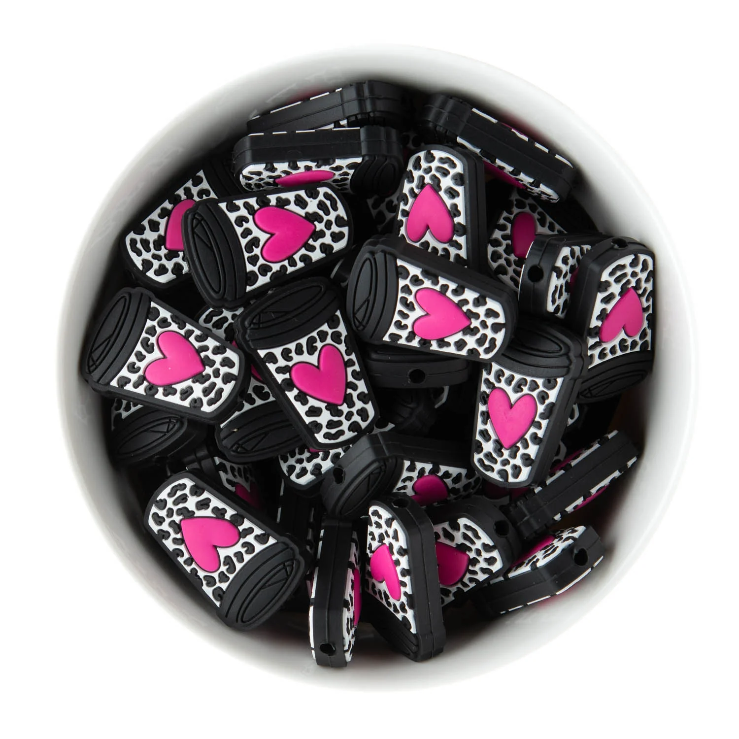 Love Latte Silicone Focal Beads - Image 3