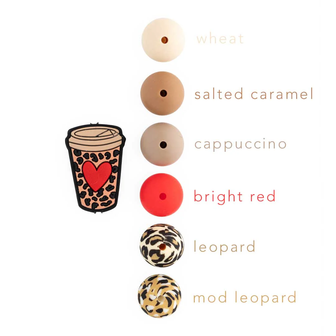 Love Latte Silicone Focal Beads - Image 5