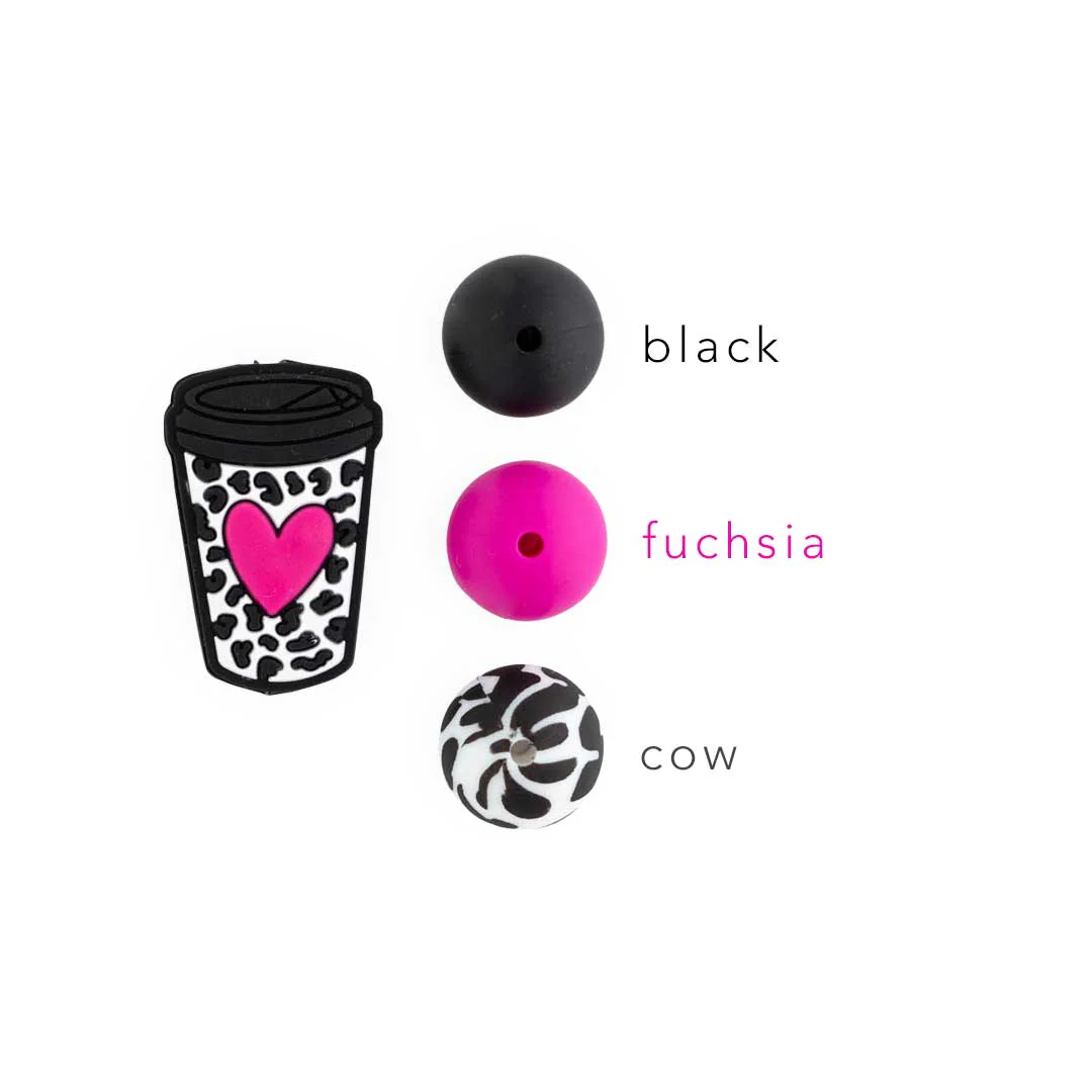 Love Latte Silicone Focal Beads - Image 6