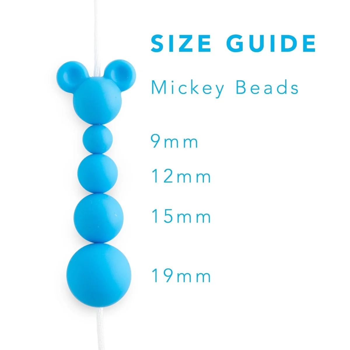 Mickey Silicone Focal Beads - Image 4