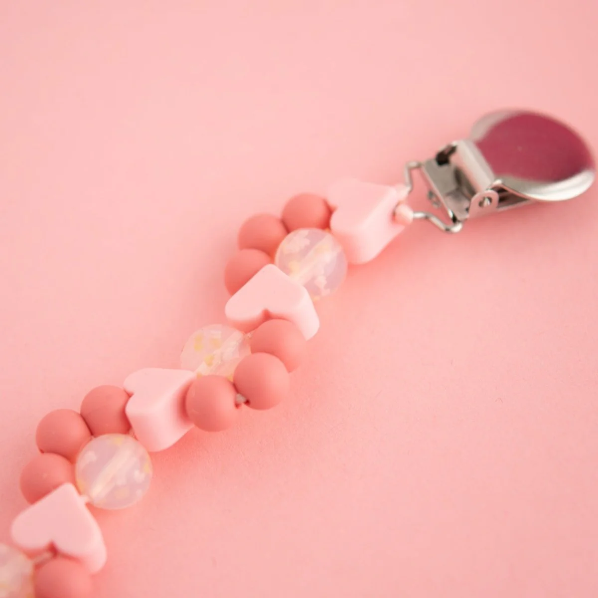 Mini Heart Silicone Focal Beads - Image 12