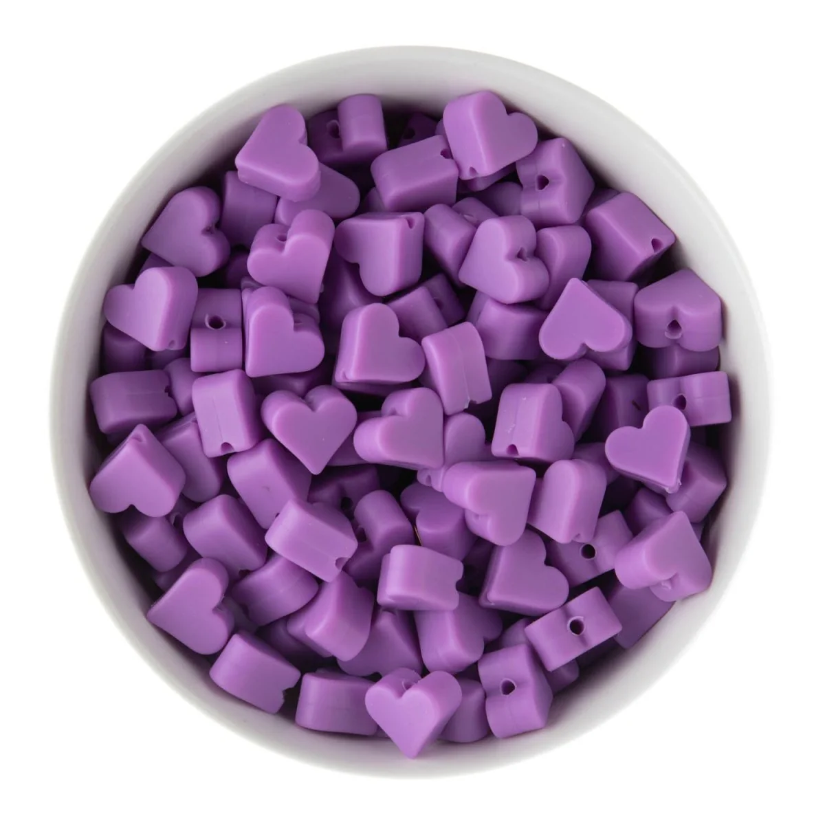 Mini Heart Silicone Focal Beads - Image 4