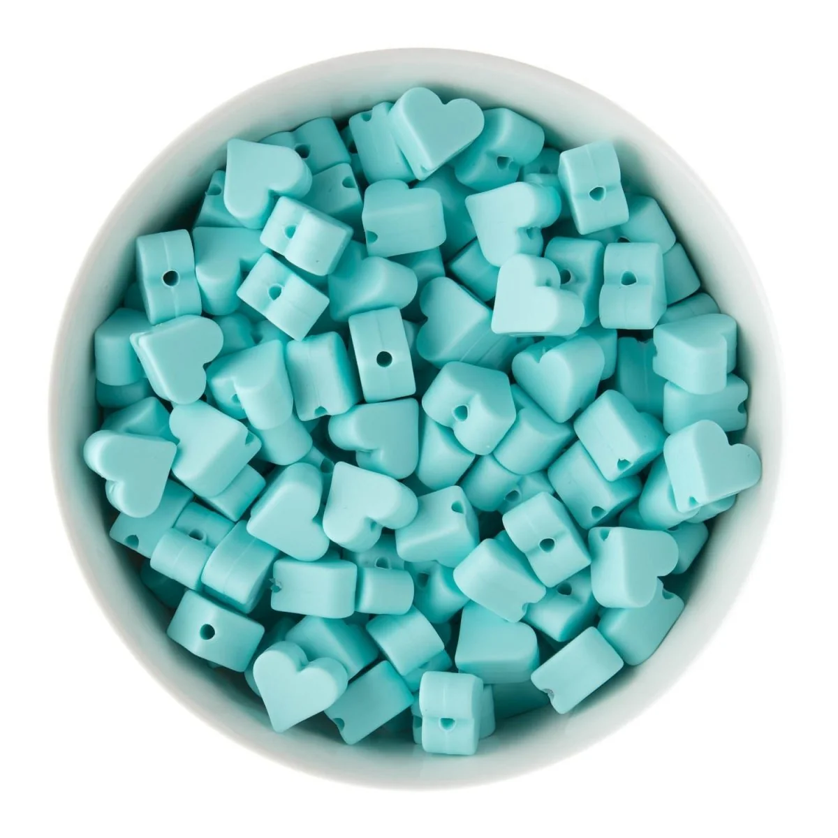 Mini Heart Silicone Focal Beads - Image 6