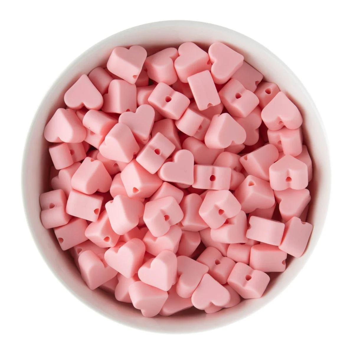 Mini Heart Silicone Focal Beads - Image 8