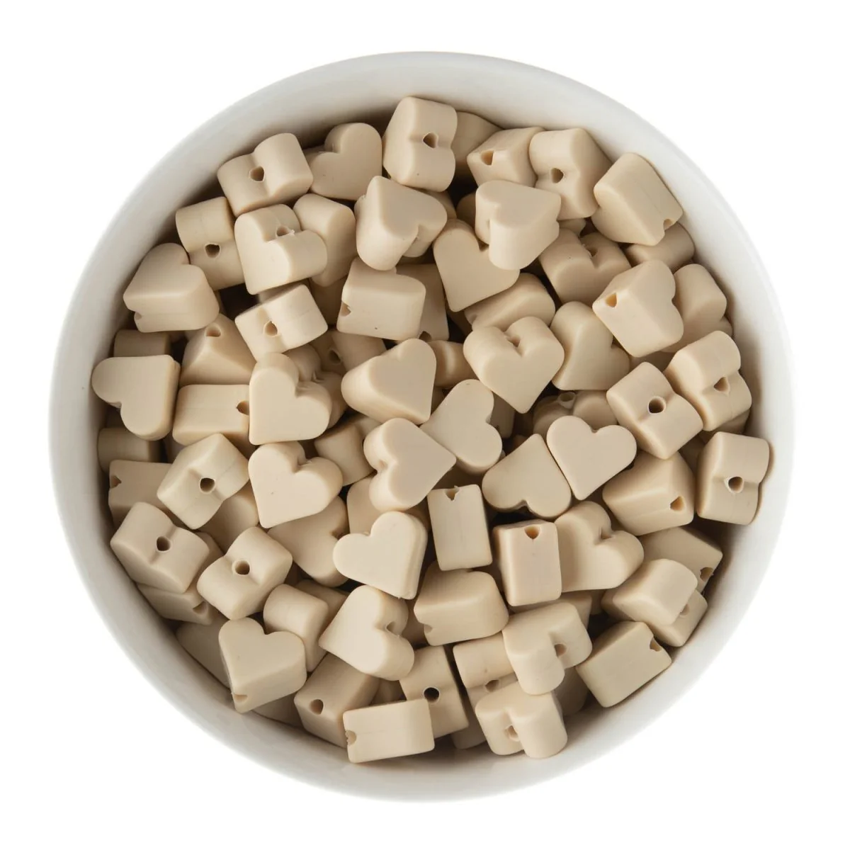 Mini Heart Silicone Focal Beads - Image 9