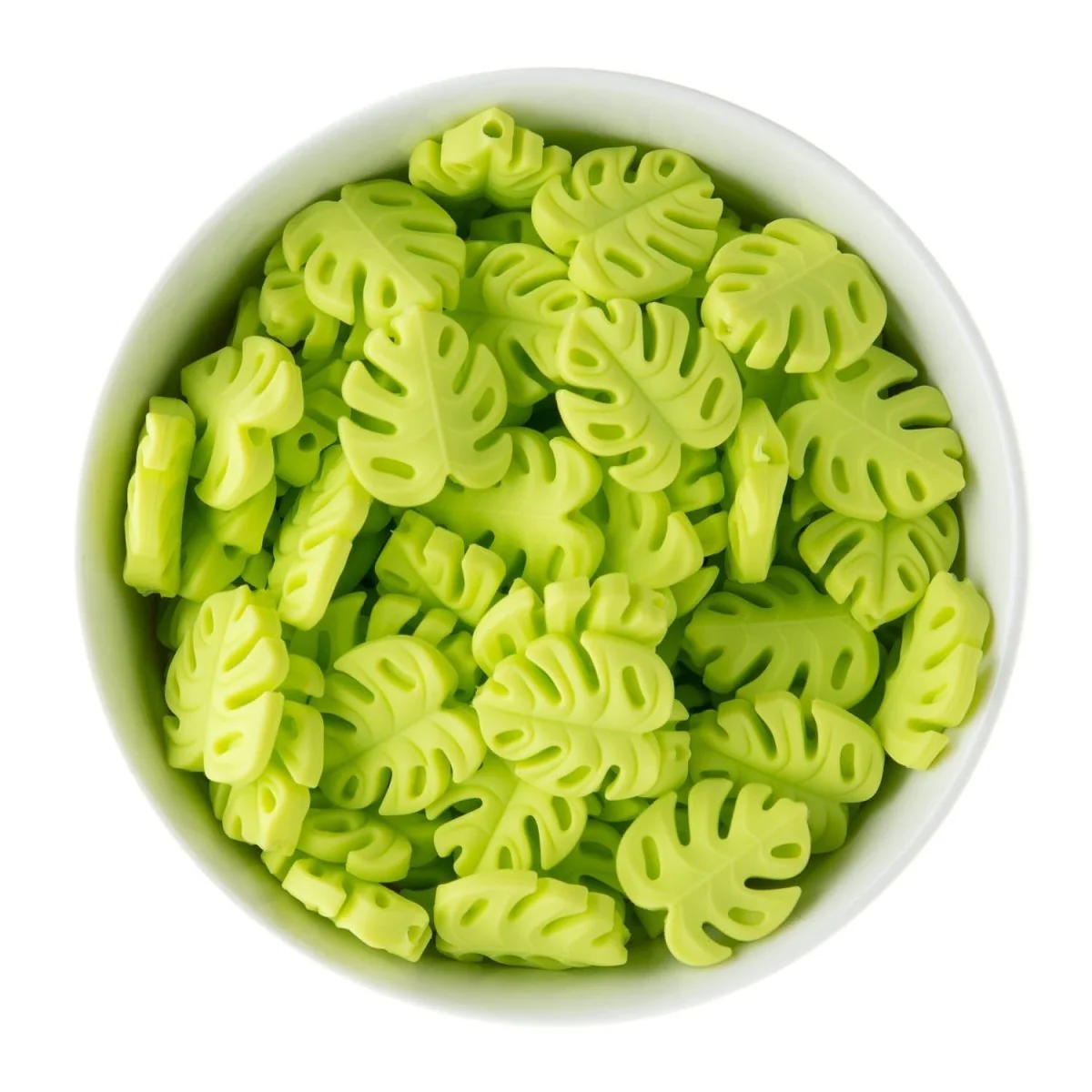 Monstera Leaf Silicone Focal Beads - Image 4