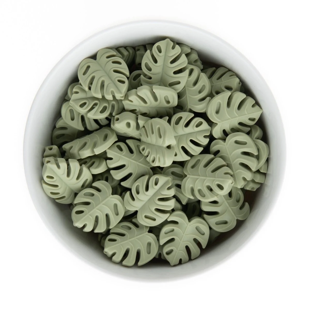 Monstera Leaf Silicone Focal Beads - Image 5