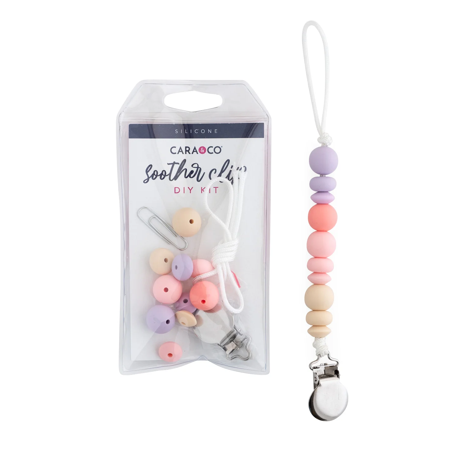 Morning Glory Pacifier Clips