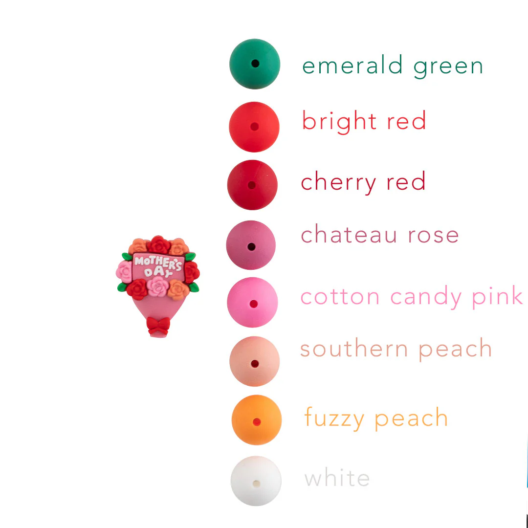 Mother's Day Bouquet Silicone Focal Beads - Image 3