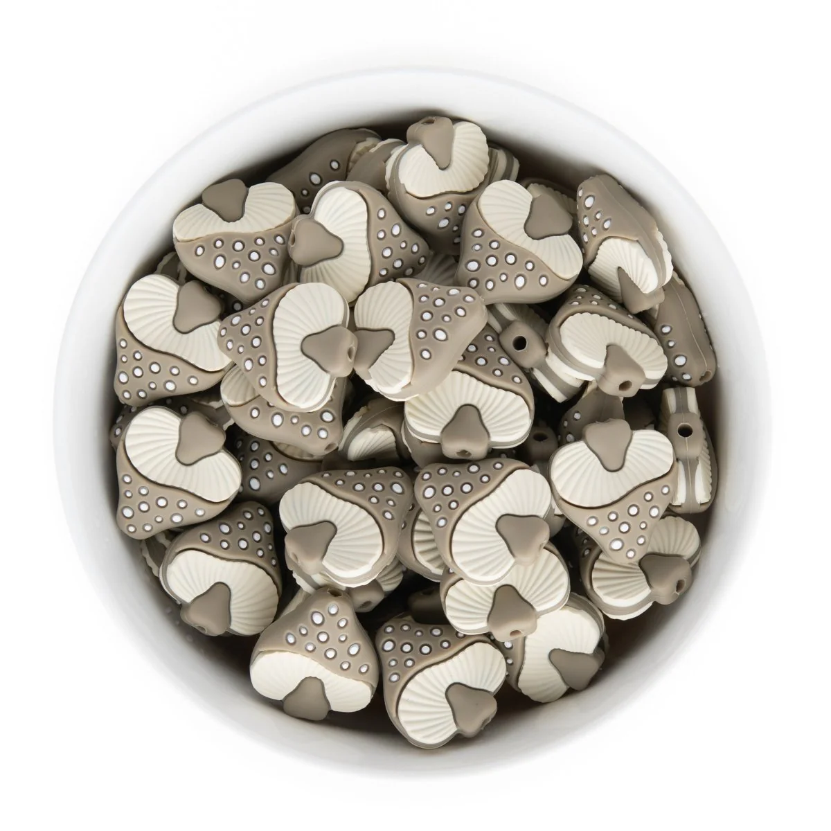 Mushroom Silicone Focal Beads - Image 3