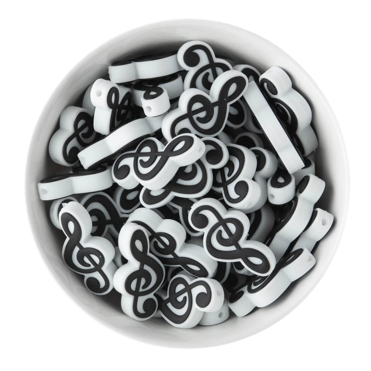 Music Silicone Focal Beads