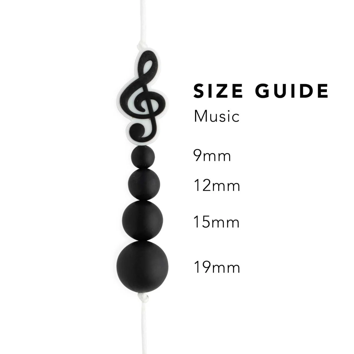 Music Silicone Focal Beads - Image 2