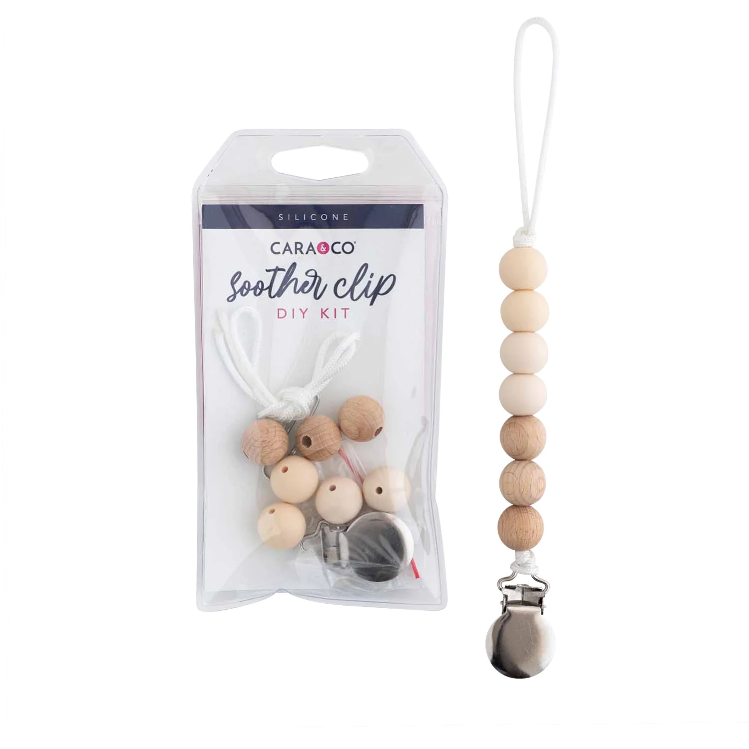 Natural Beauty Pacifier Clips