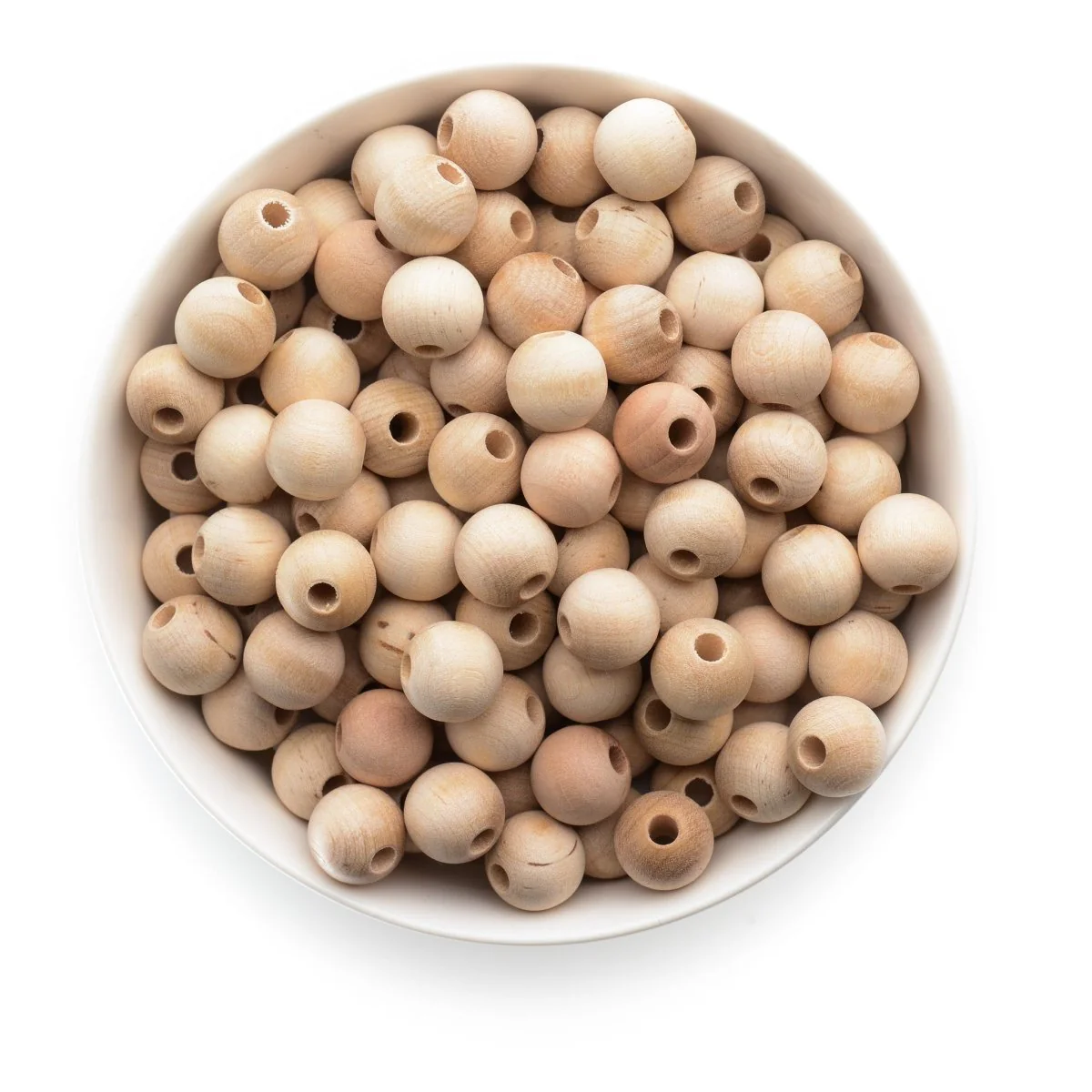 Round Maple Wood Beads - Image 3