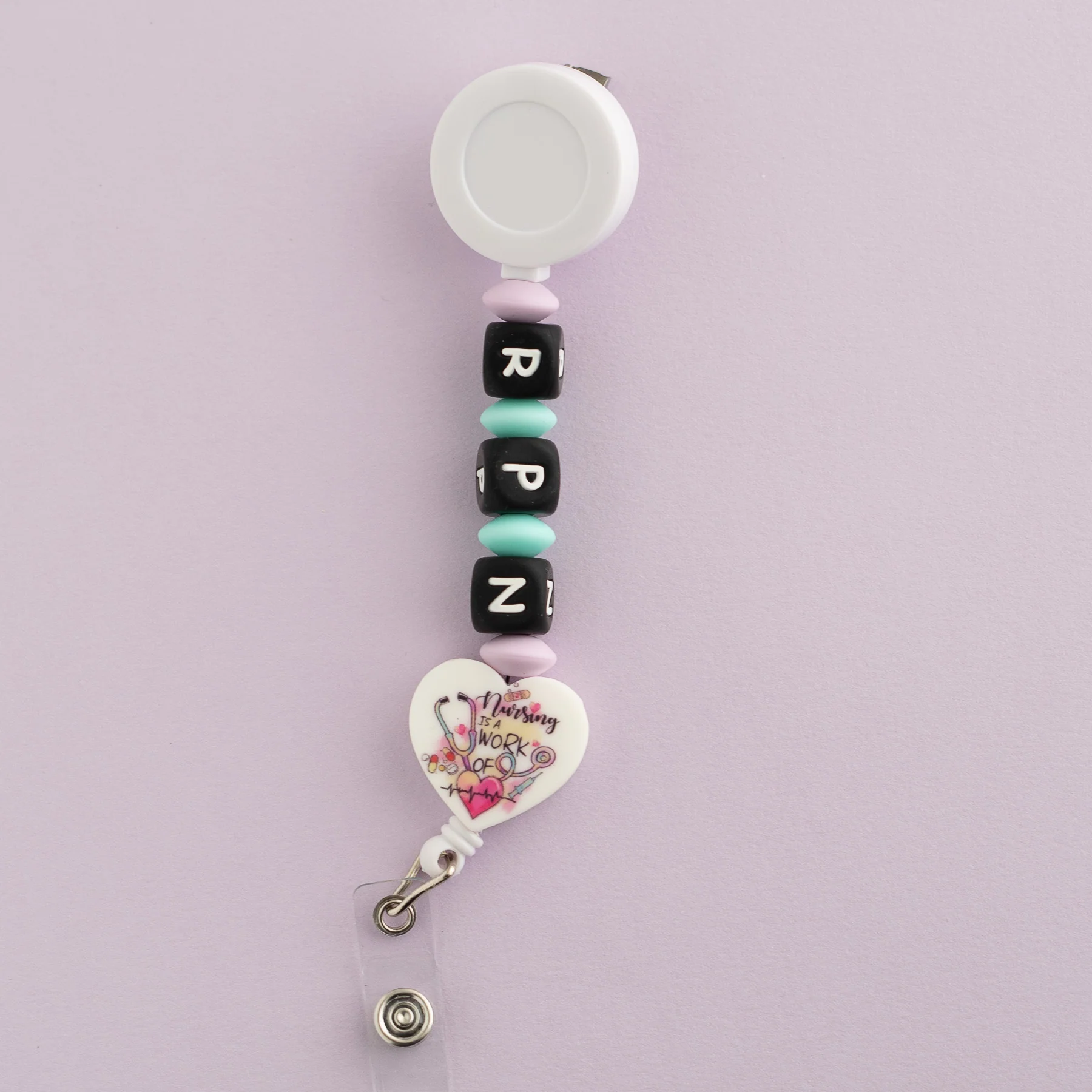 Nursing Heart Badge Reel