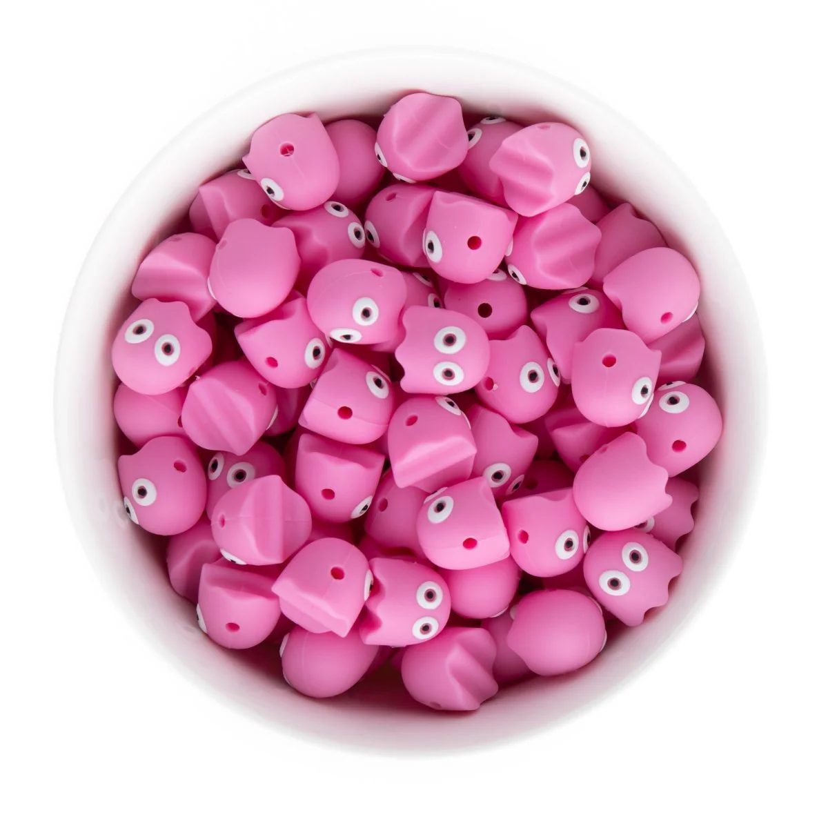 Pac-Man Ghost Silicone Focal Beads - Image 3