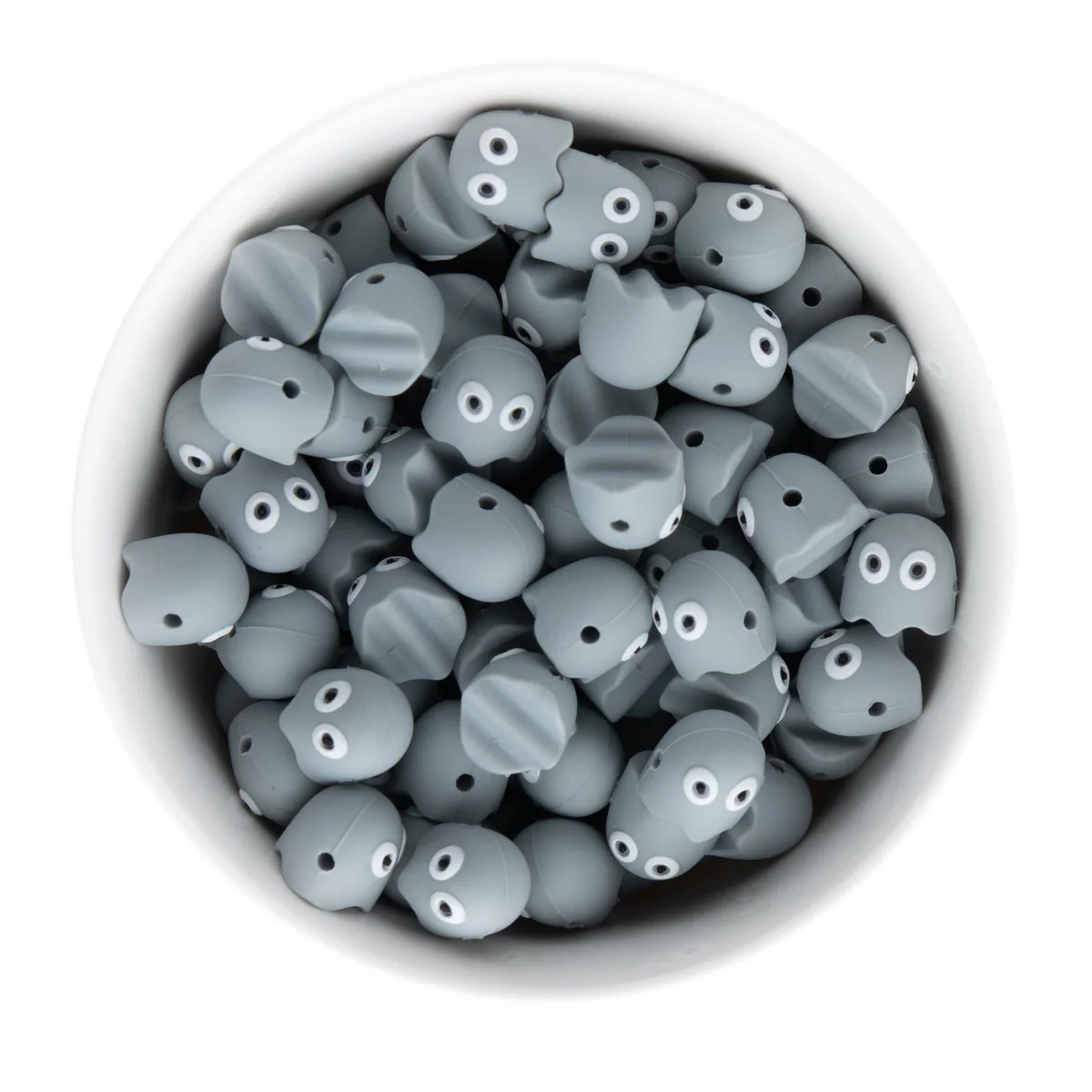 Pac-Man Ghost Silicone Focal Beads - Image 4