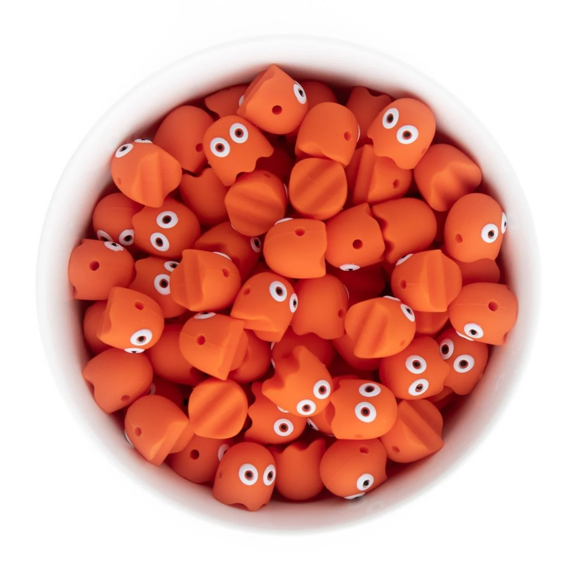 Pac-Man Ghost Silicone Focal Beads - Image 5