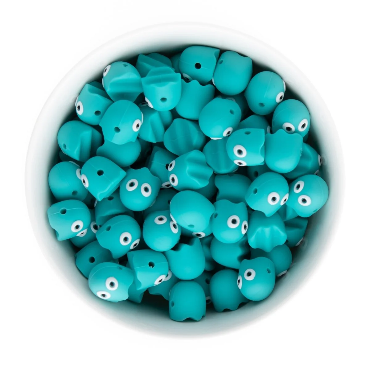 Pac-Man Ghost Silicone Focal Beads - Image 6