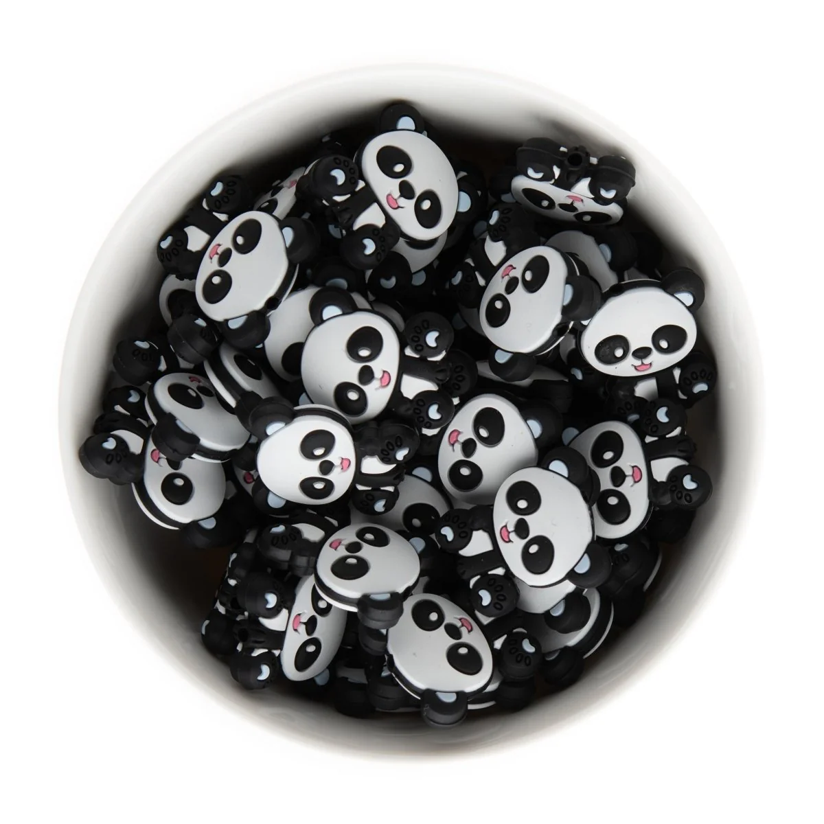Panda Silicone Focal Beads