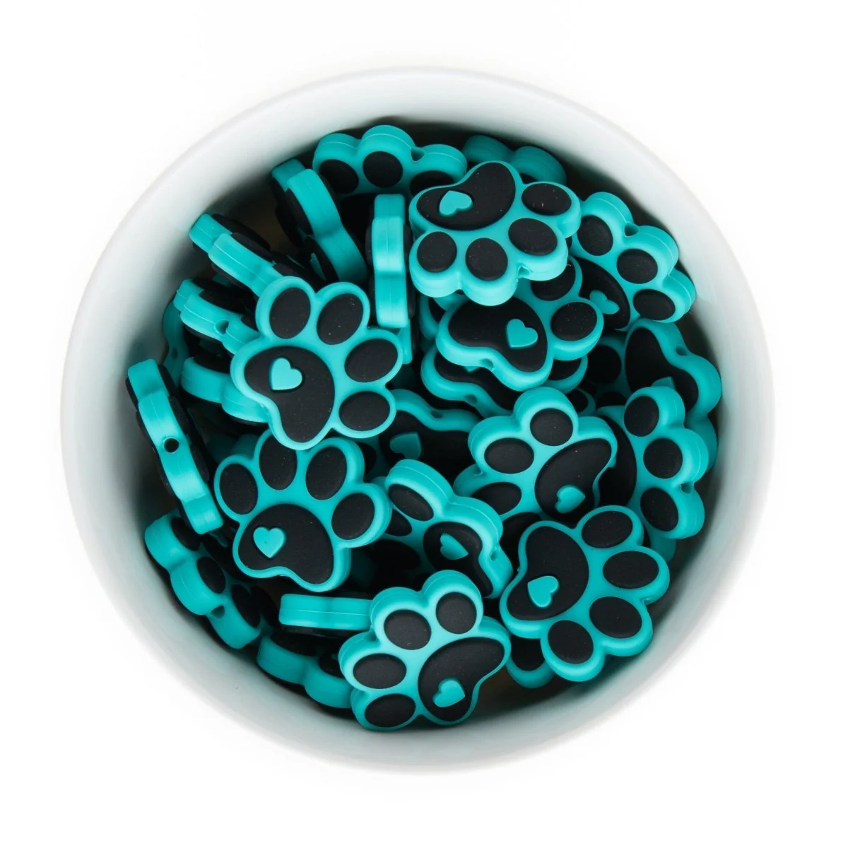 Paw Silicone Focal Beads - Image 3