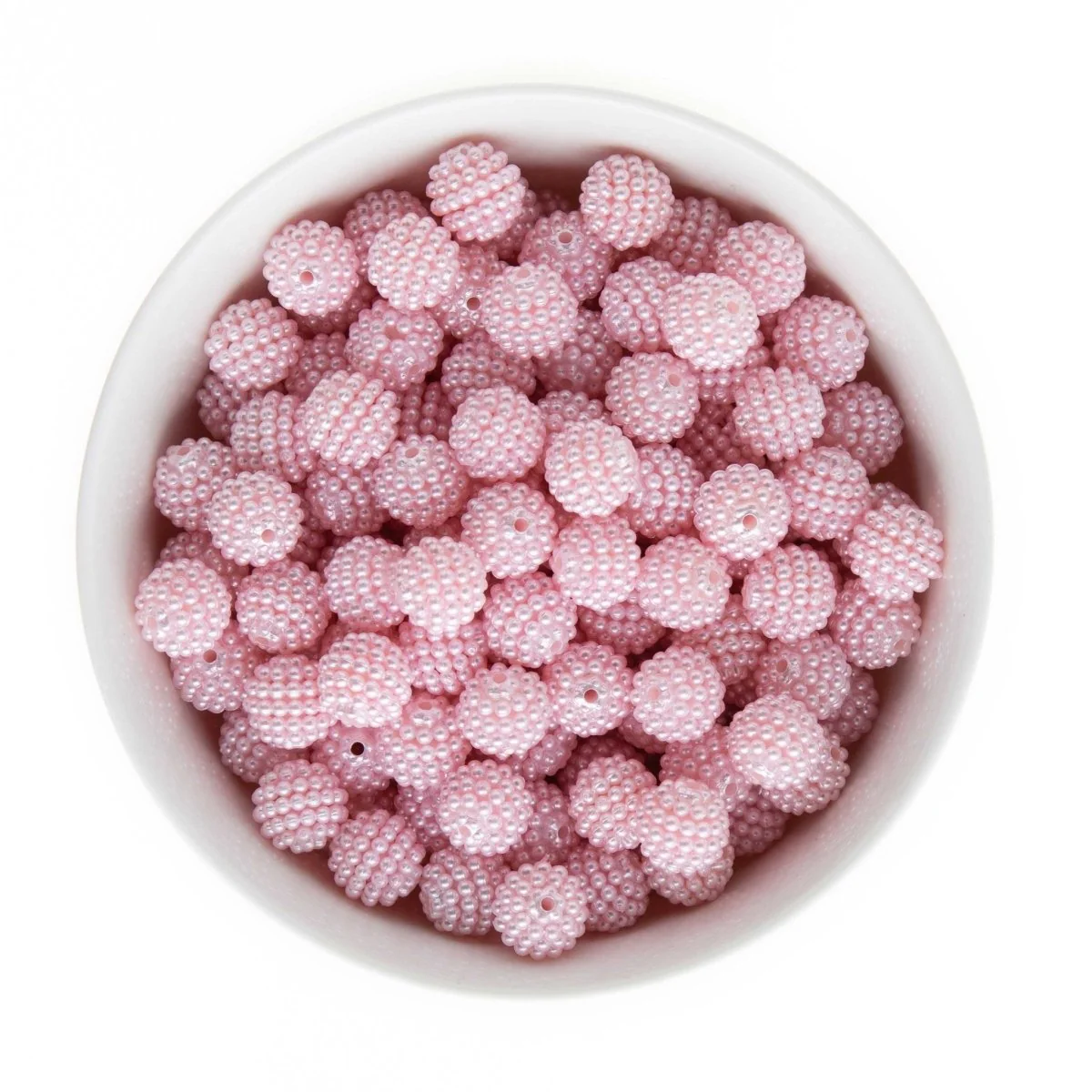 12mm Acrylic Pearl Berry Rhinestone Beads - Image 4