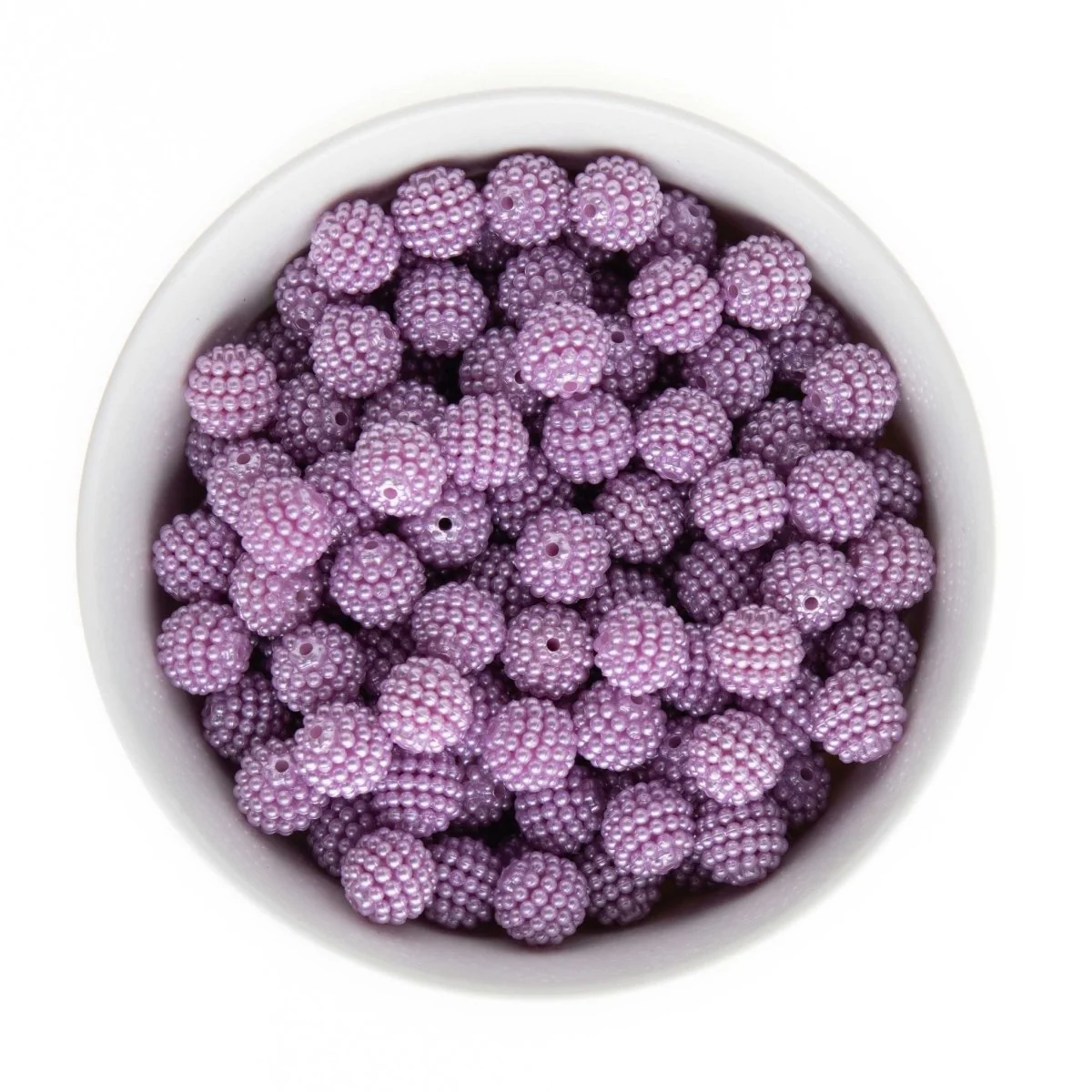 12mm Acrylic Pearl Berry Rhinestone Beads - Image 6