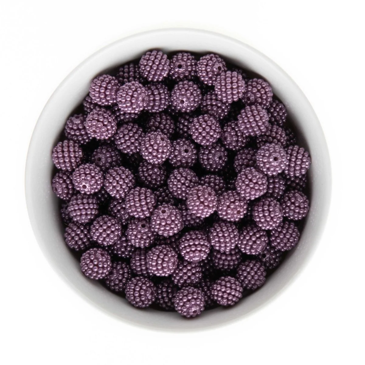 12mm Acrylic Pearl Berry Rhinestone Beads - Image 8