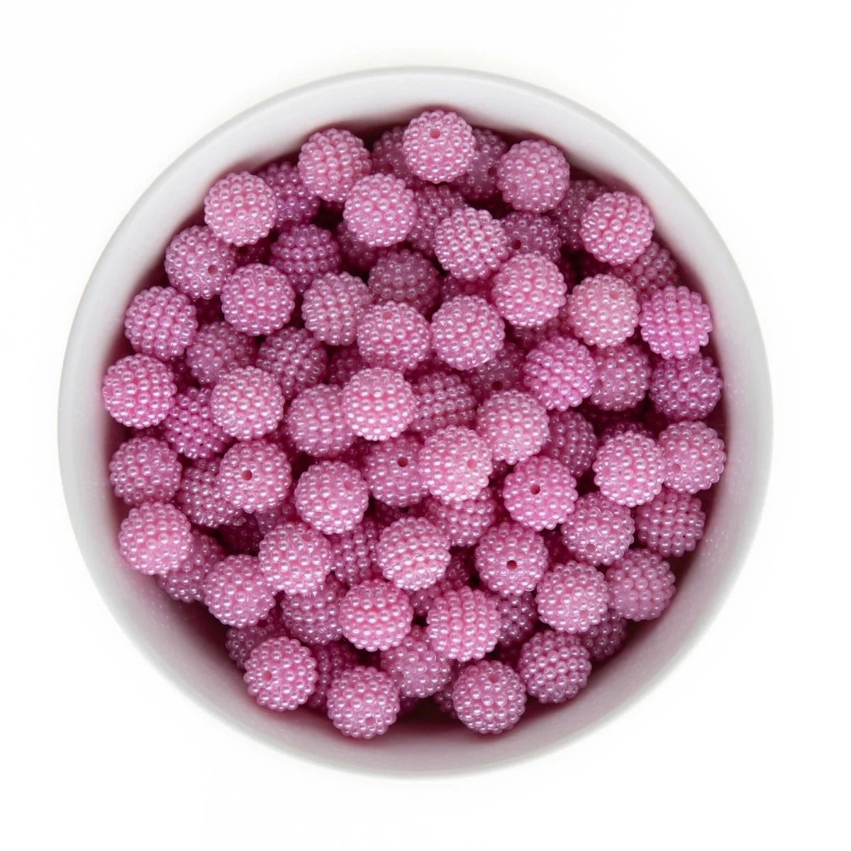 12mm Acrylic Pearl Berry Rhinestone Beads - Image 9