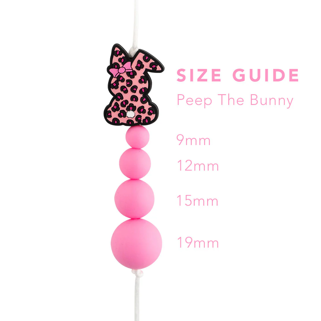 Peep the Bunny Silicone Focal Beads - Image 4