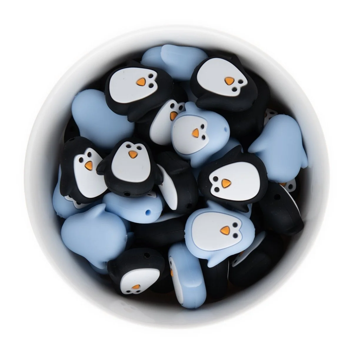 Penguin Silicone Focal Beads