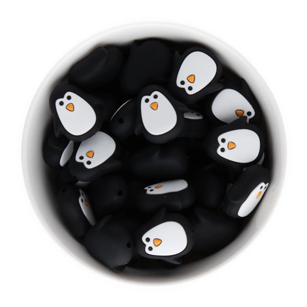 Penguin Silicone Focal Beads - Image 2