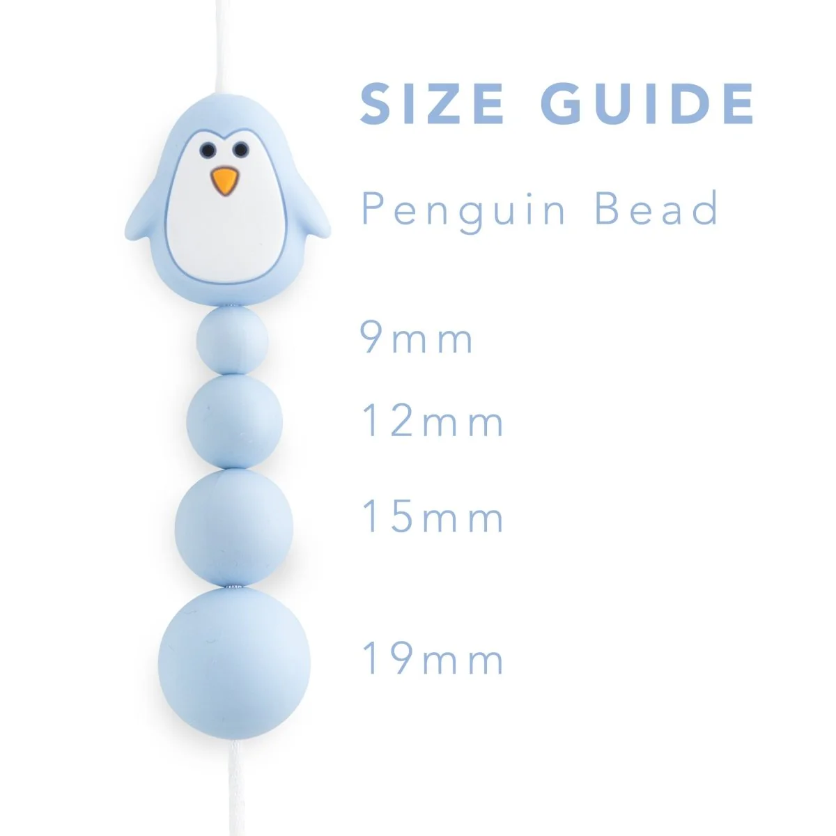 Penguin Silicone Focal Beads - Image 4