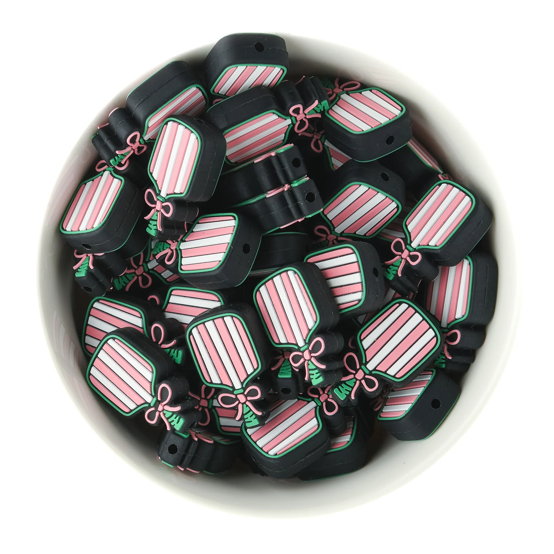Pickleball Paddle Silicone Focal Beads