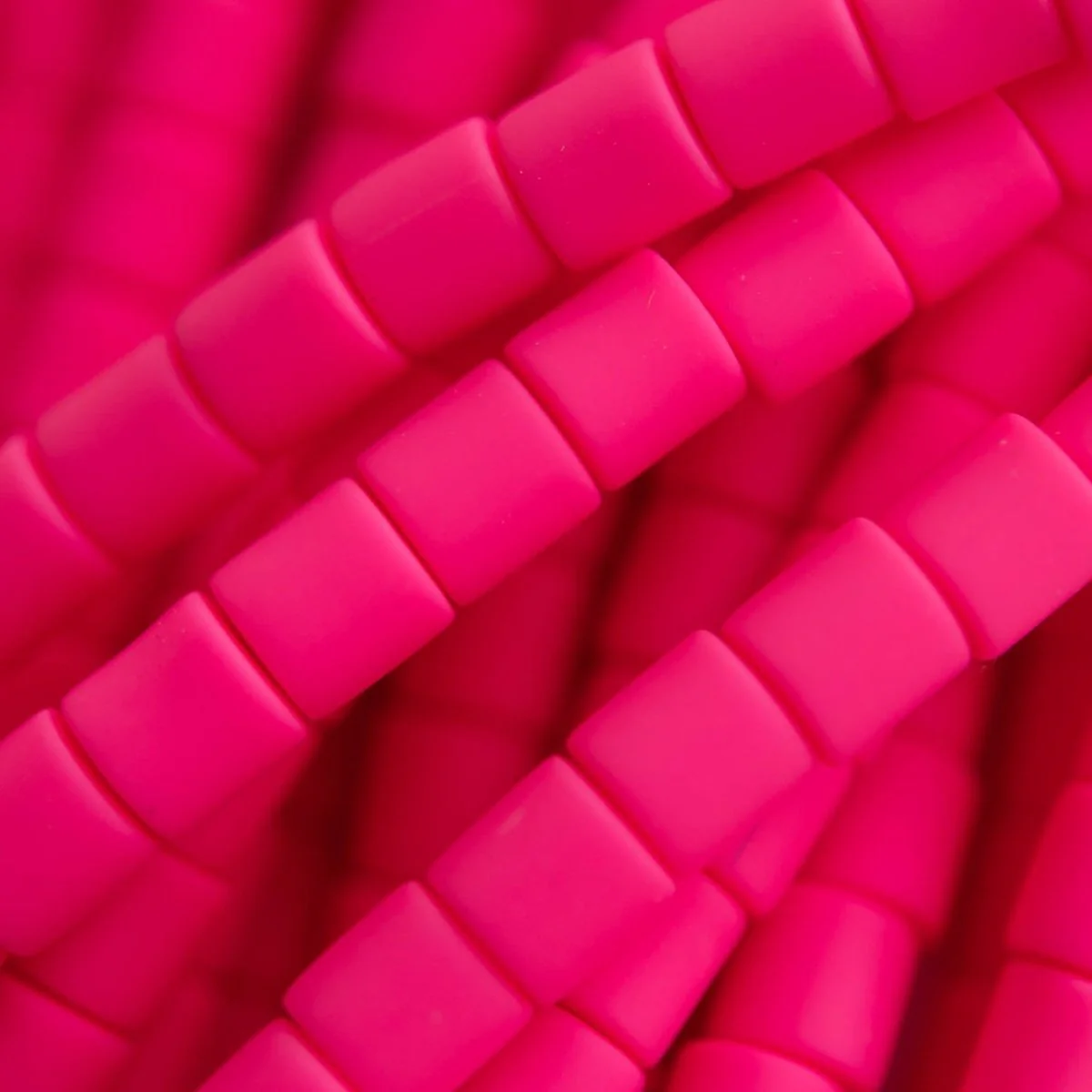 Polymer Clay Cylinder Heishi Bead Strands - Image 2