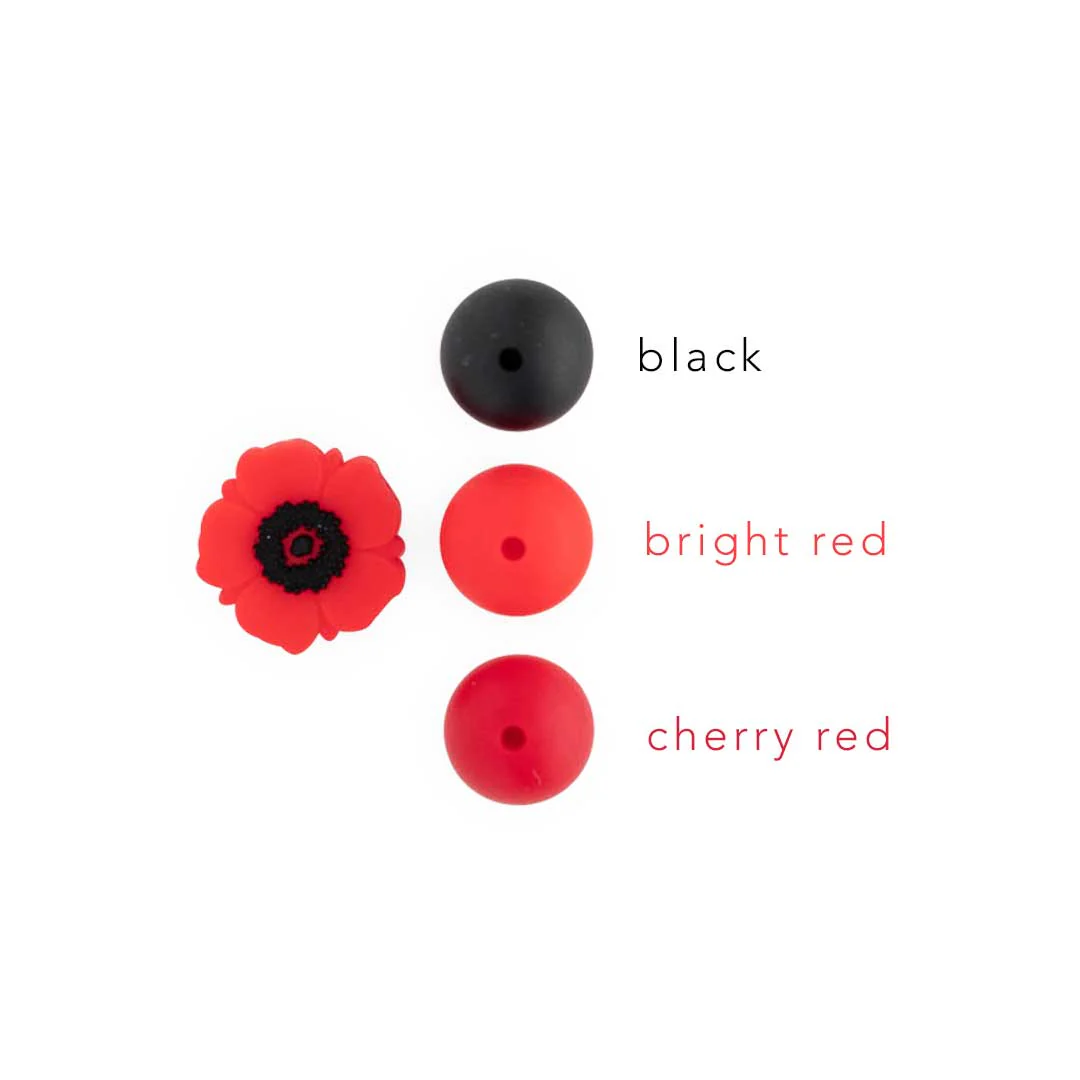 Poppy Silicone Focal Beads - Image 10