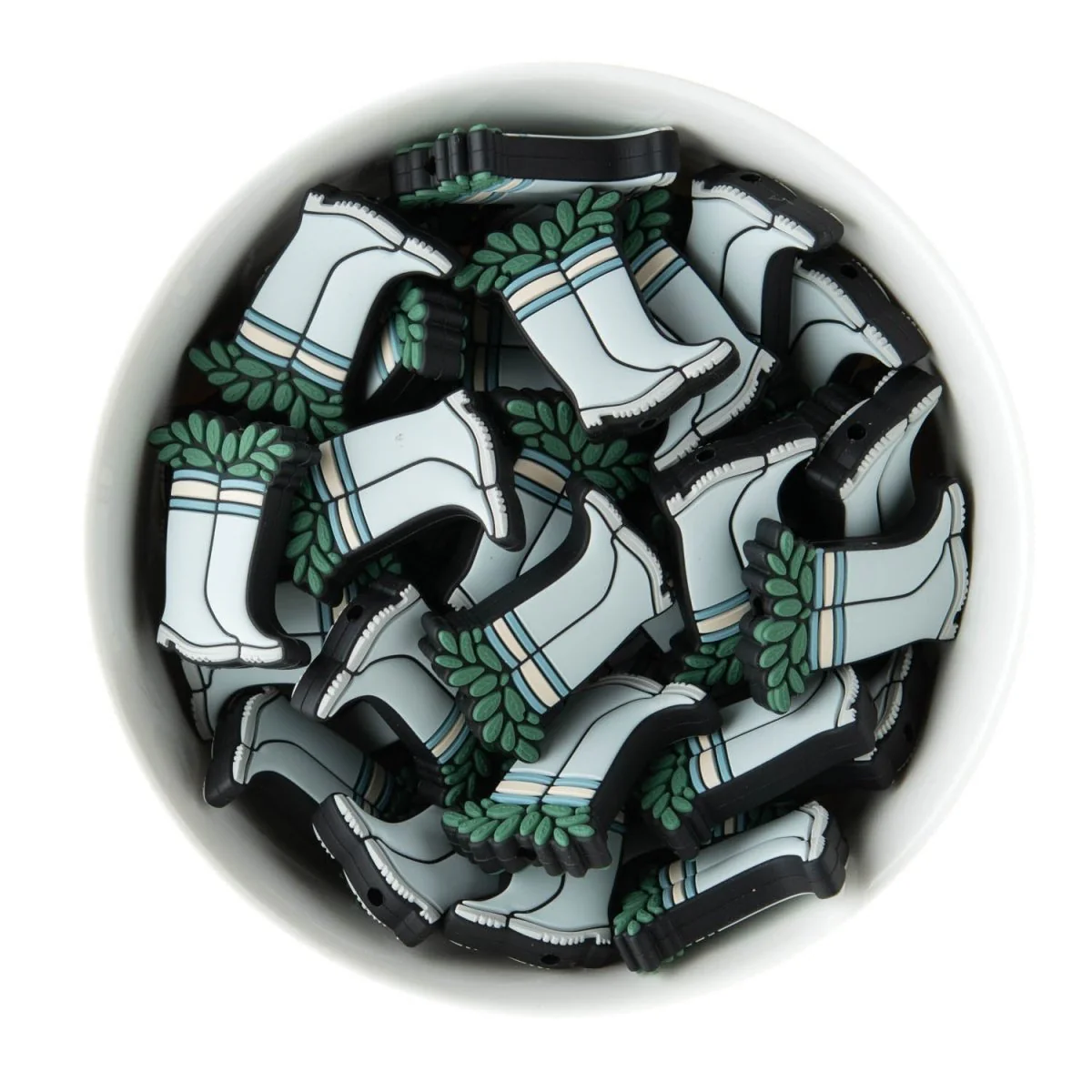 Rain Boot Silicone Focal Beads - Image 2
