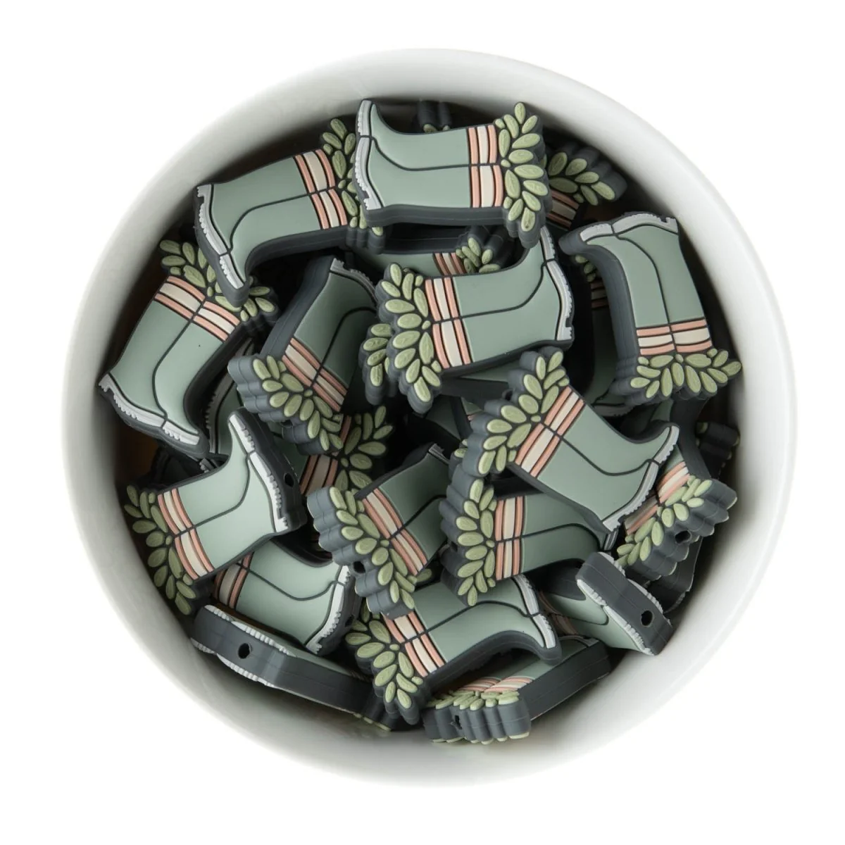 Rain Boot Silicone Focal Beads - Image 3