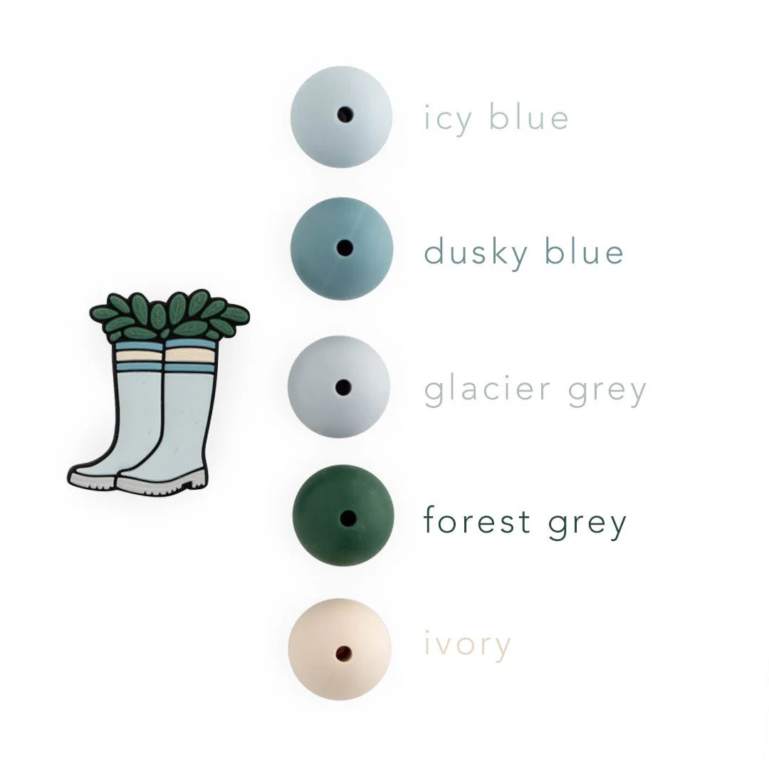 Rain Boot Silicone Focal Beads - Image 6
