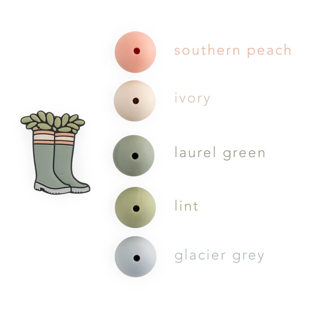 Rain Boot Silicone Focal Beads - Image 7