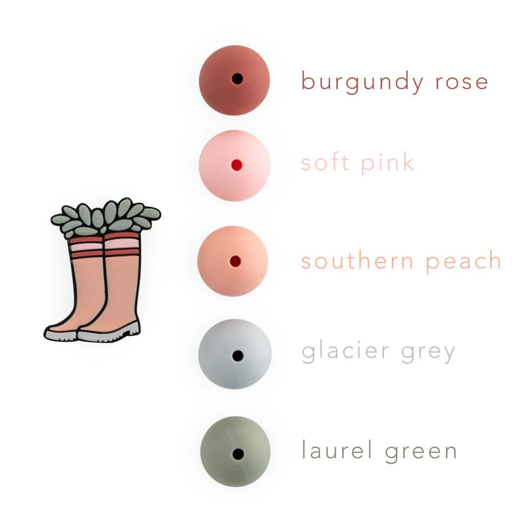 Rain Boot Silicone Focal Beads - Image 8