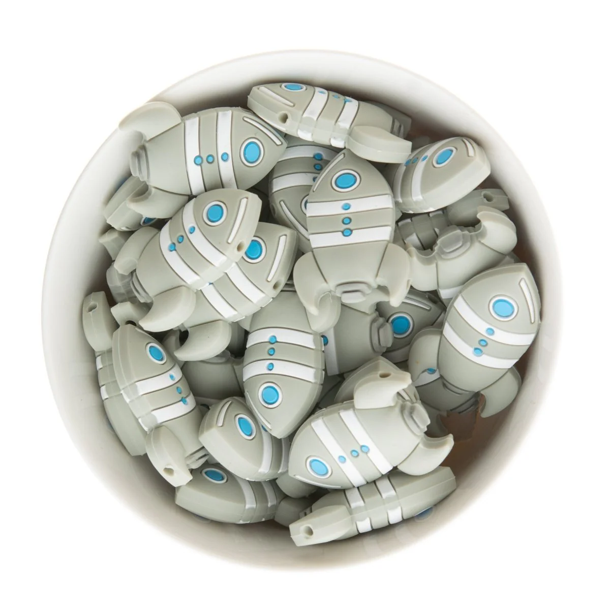 Rocket Silicone Focal Beads