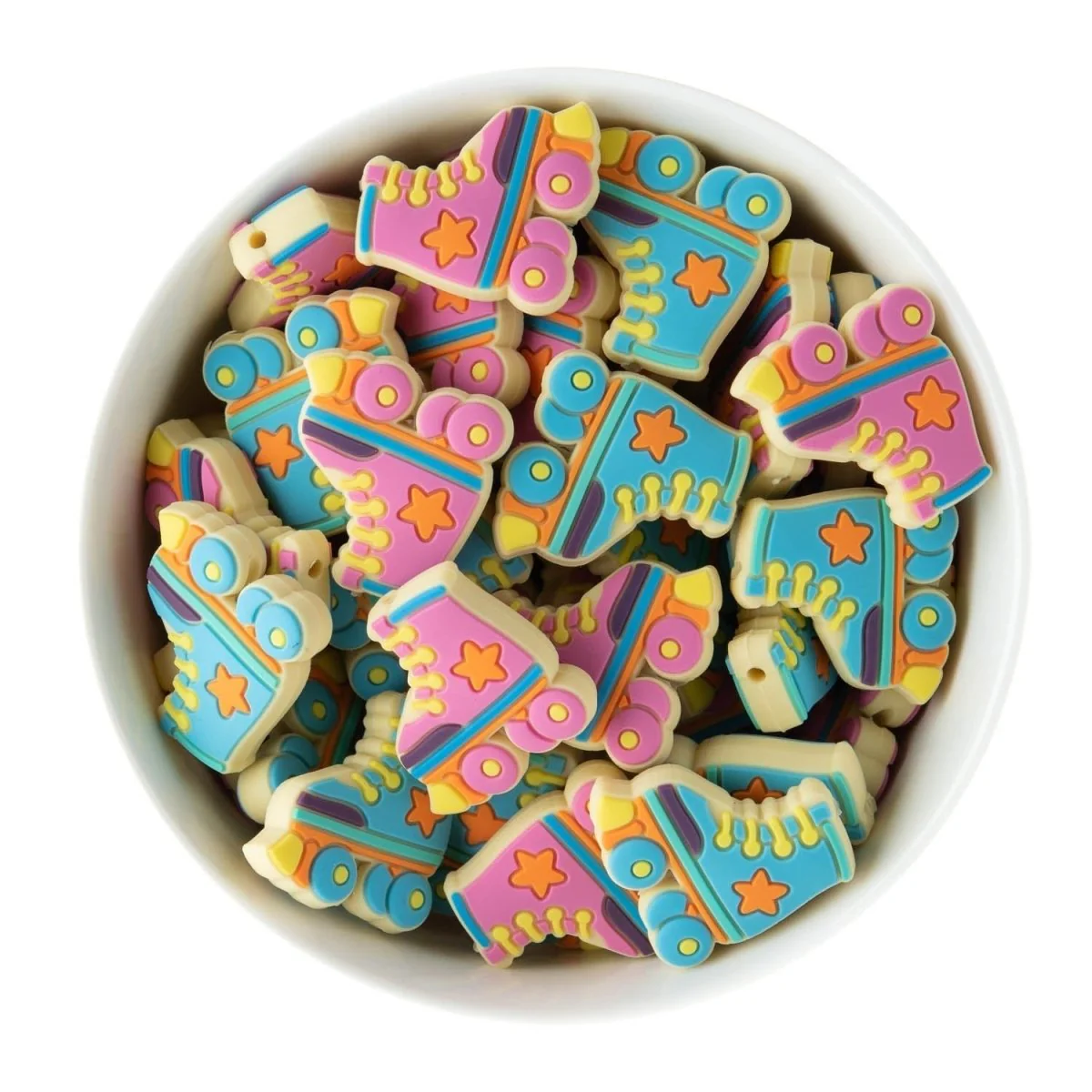 Roller Skate Silicone Focal Beads