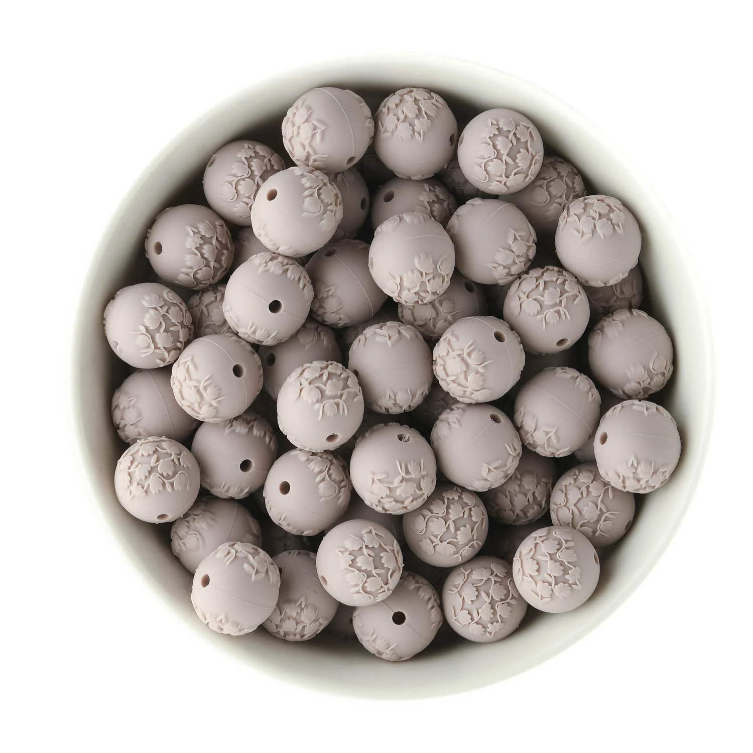Embossed Silicone Round Beads - Image 7