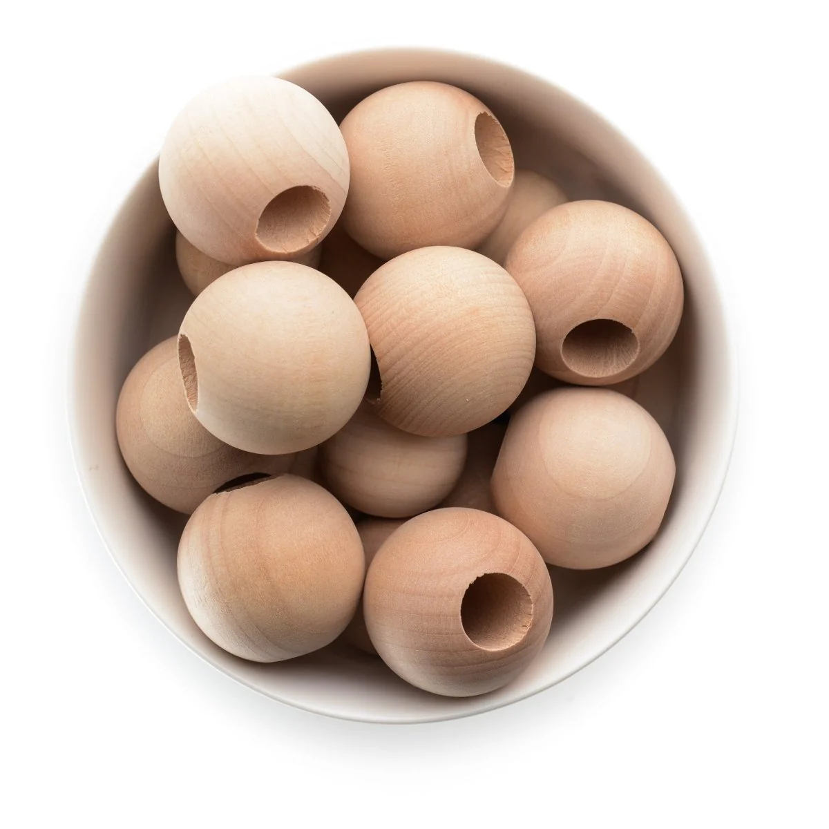 Maple Wood Round Beads - Image 4