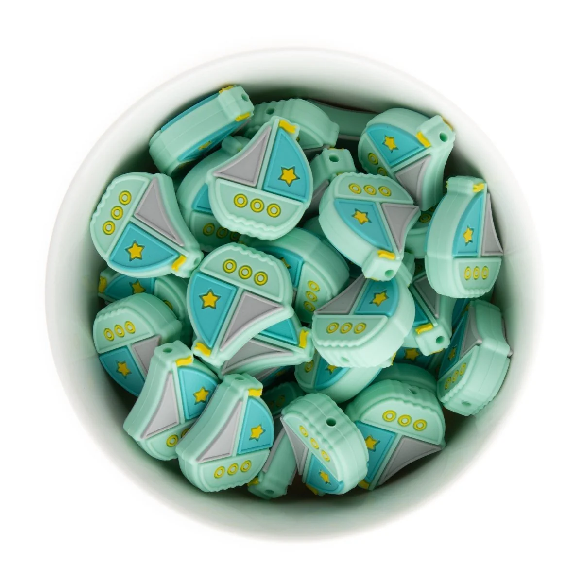 Sailboat Silicone Focal Beads - Image 3