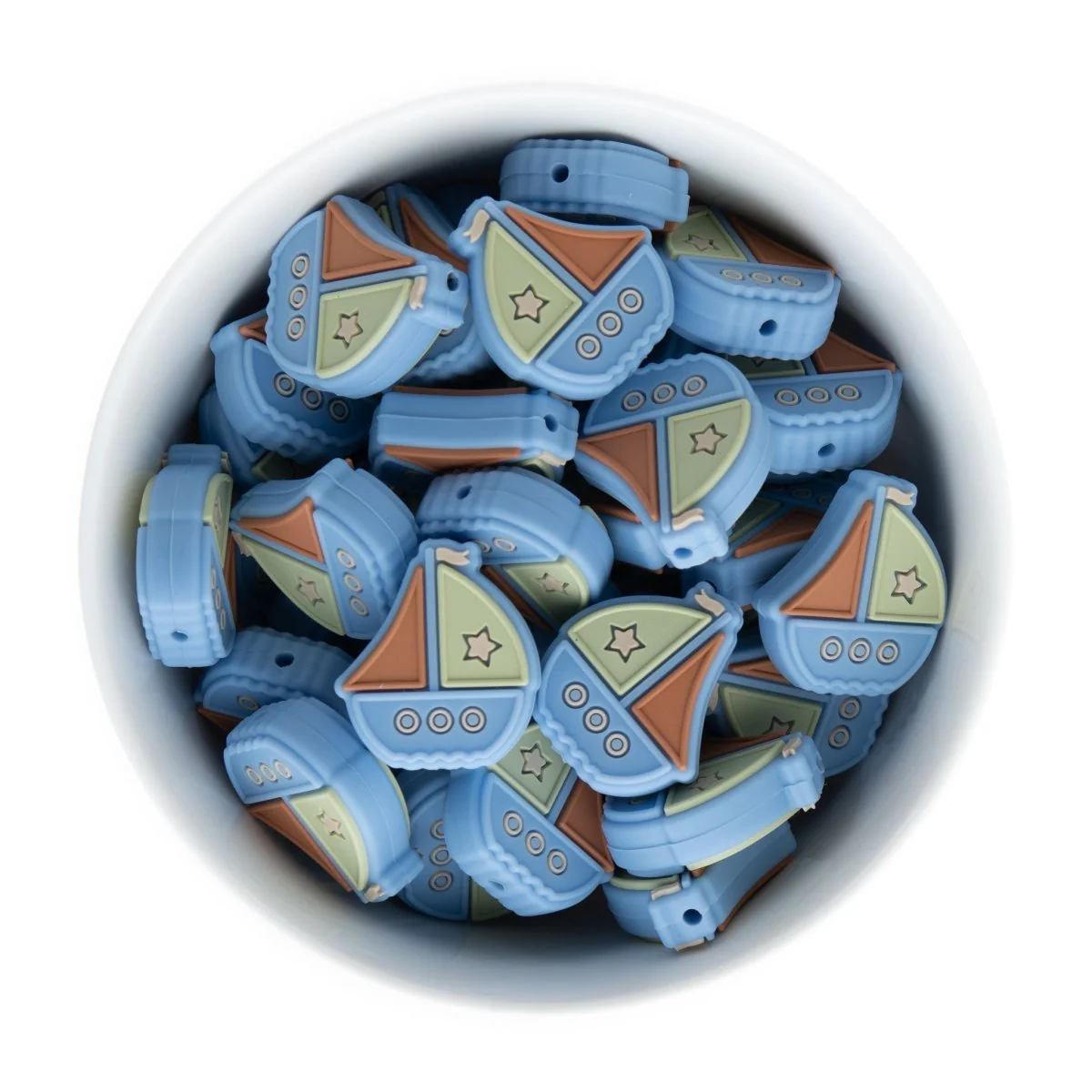 Sailboat Silicone Focal Beads - Image 5