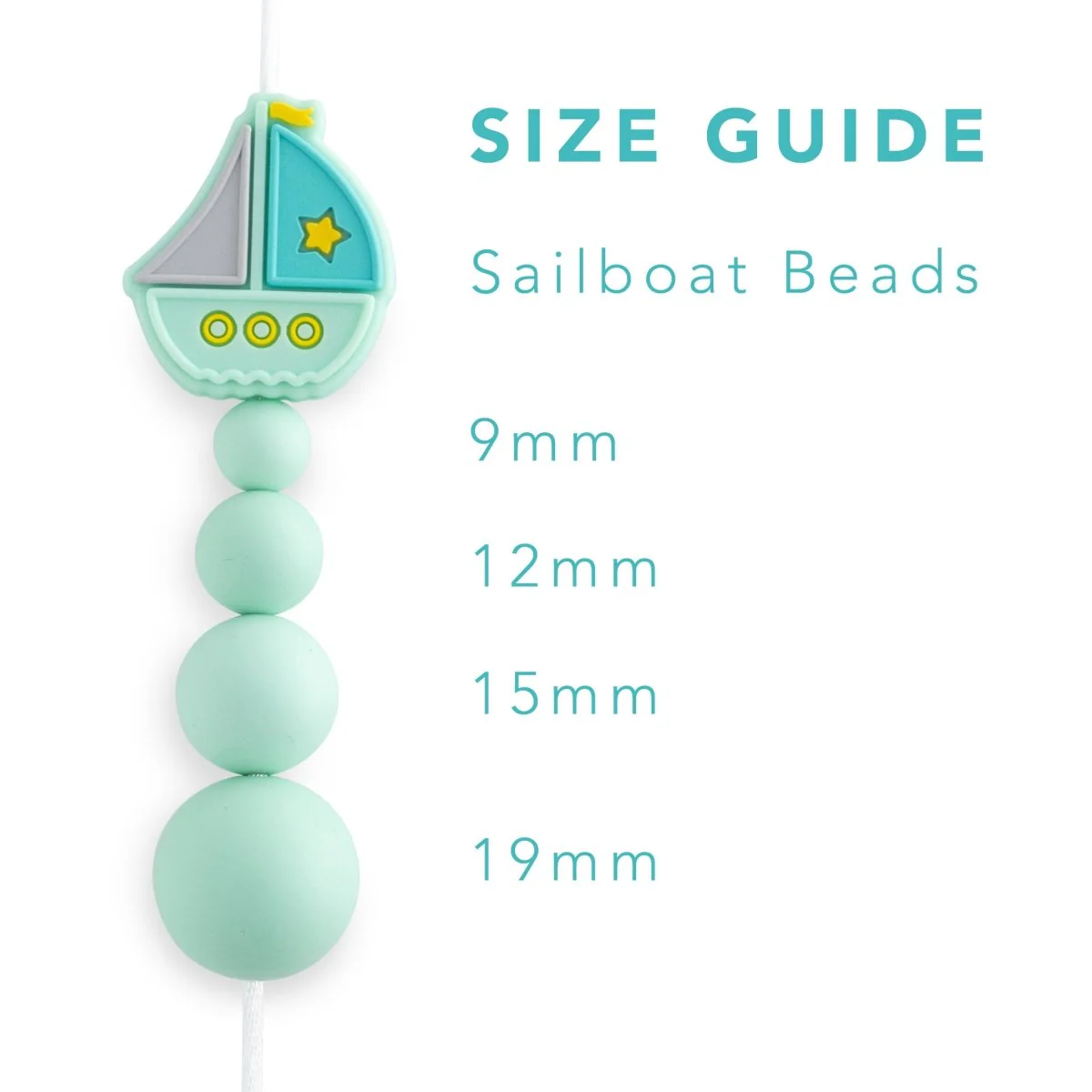 Sailboat Silicone Focal Beads - Image 6